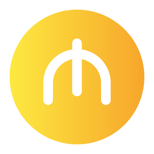 Manat sign Generic gradient fill icon