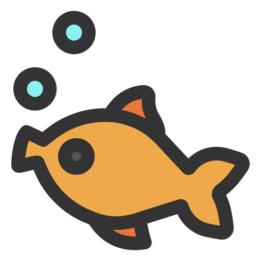 Рыбы Generic color lineal-color иконка