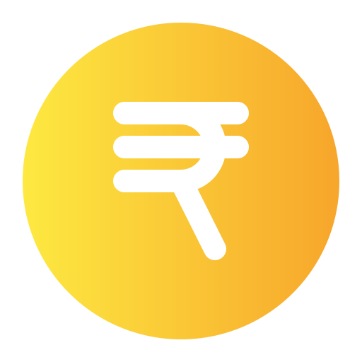 индийская рупия Generic gradient fill иконка