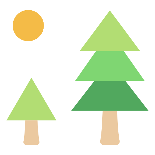 drzewa Generic color fill ikona