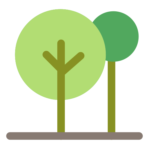drzewa Generic color fill ikona