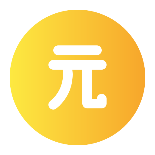 chiński Generic gradient fill ikona