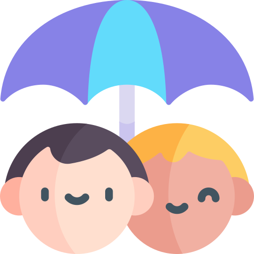 Umbrella Kawaii Flat icon