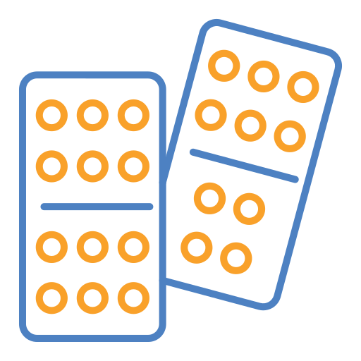 Dominoes Generic color outline icon