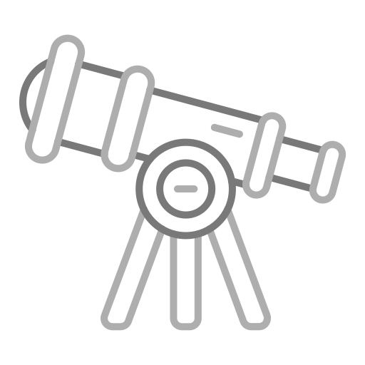 telescopio Generic color outline icono