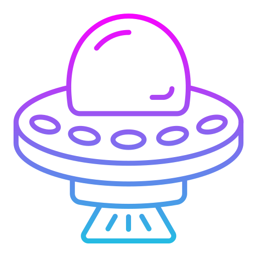 UFO Generic gradient outline icon