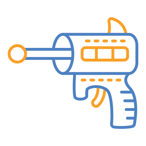 pistola spaziale Generic color outline icona