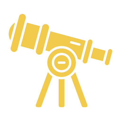 Telescope Generic color fill icon