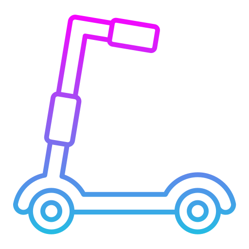 kick-scooter Generic gradient outline icoon