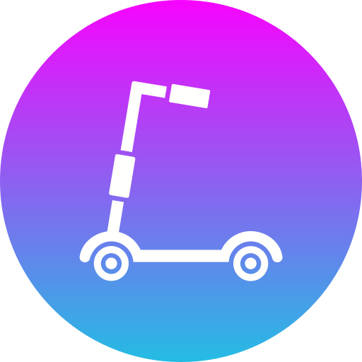 kick scooter Generic gradient fill icon
