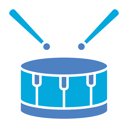 ドラム Generic color fill icon