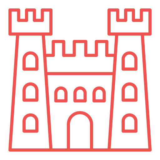 砂のお城 Generic color outline icon