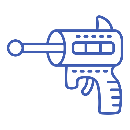 pistola spaziale Generic color outline icona