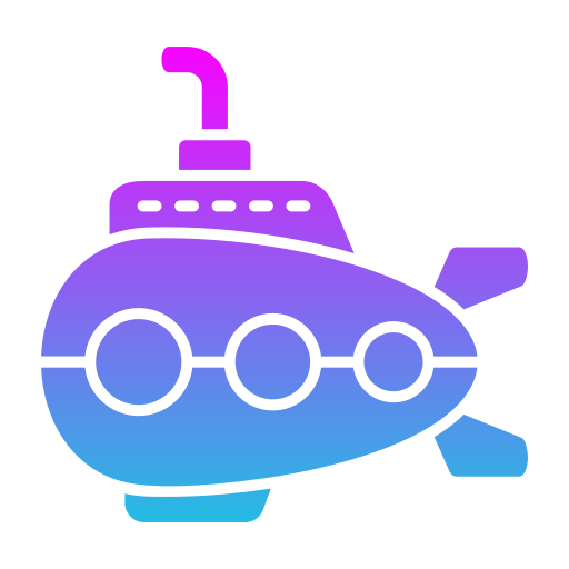 Submarine Generic gradient fill icon