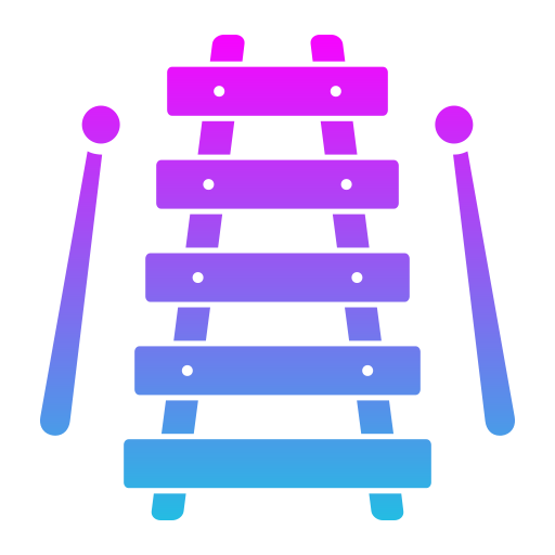 Xylophone Generic gradient fill icon