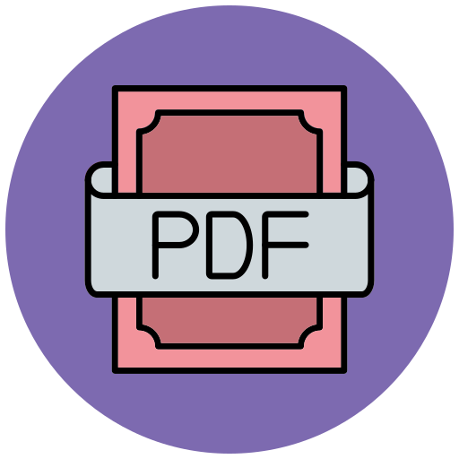pdf Generic color lineal-color ikona