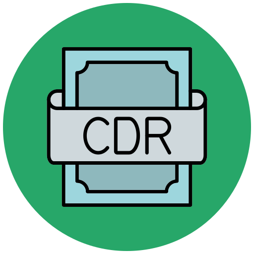 cdr Generic color lineal-color icono