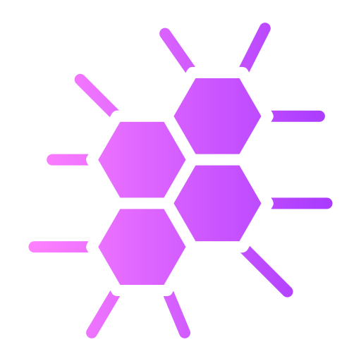 molecuul Generic Flat Gradient icoon
