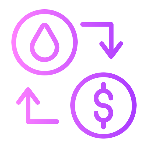 Currency Generic Gradient icon