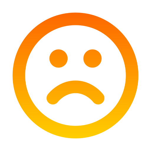 Frown Generic Gradient icon