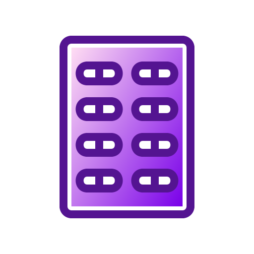 geneesmiddel Generic gradient lineal-color icoon