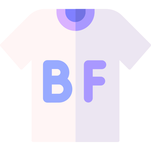 t-shirt Basic Rounded Flat icoon