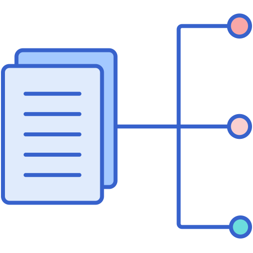 Classification Generic color lineal-color icon