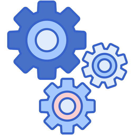 gears Generic color lineal-color icon