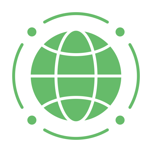 글로벌 연결 Generic color fill icon