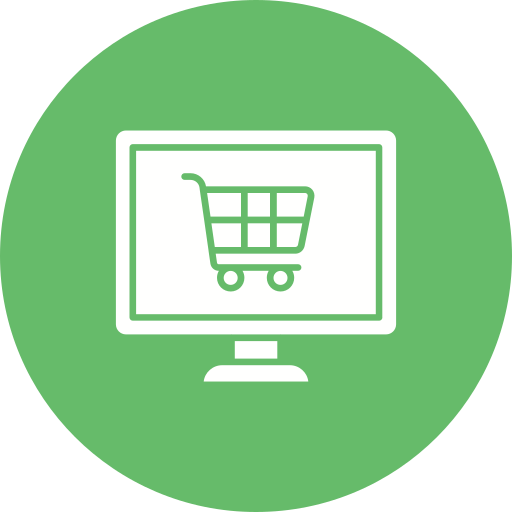 Online store Generic color fill icon