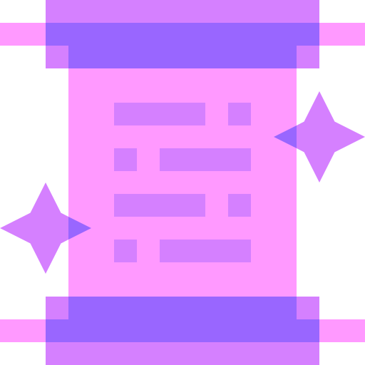 Scroll Basic Sheer Flat icon
