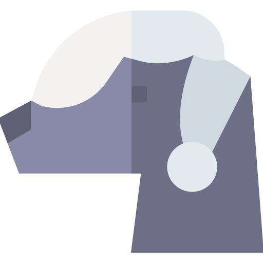 bedlington terrier Basic Straight Flat icono