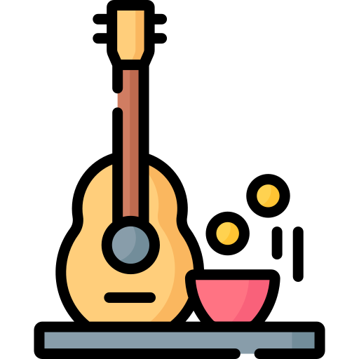 Busking Special Lineal color icon