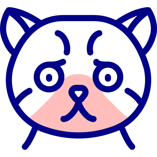 Экзотическая короткошерстная кошка Detailed Mixed Lineal color иконка