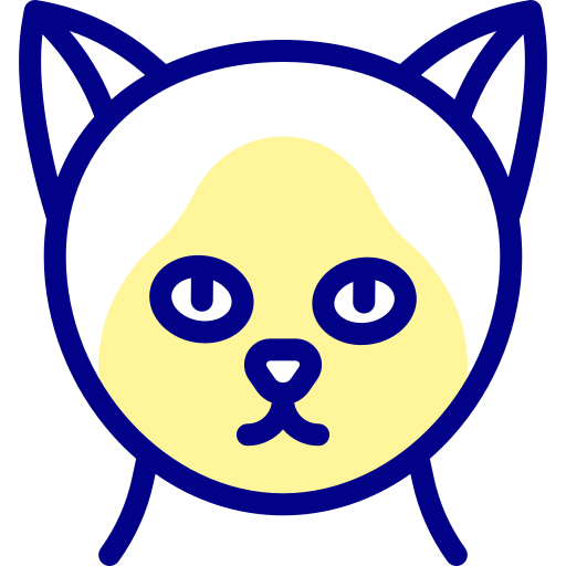 gato javanés Detailed Mixed Lineal color icono