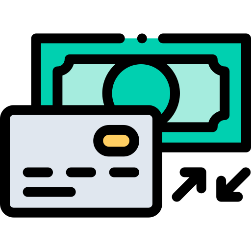 metoda płatności Detailed Rounded Lineal color ikona