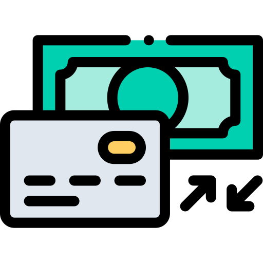 zahlungsmethode Detailed Rounded Lineal color icon