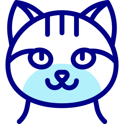 Кошка мэн Detailed Mixed Lineal color иконка