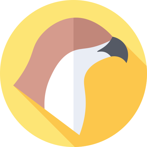 Osprey Flat Circular Flat icon