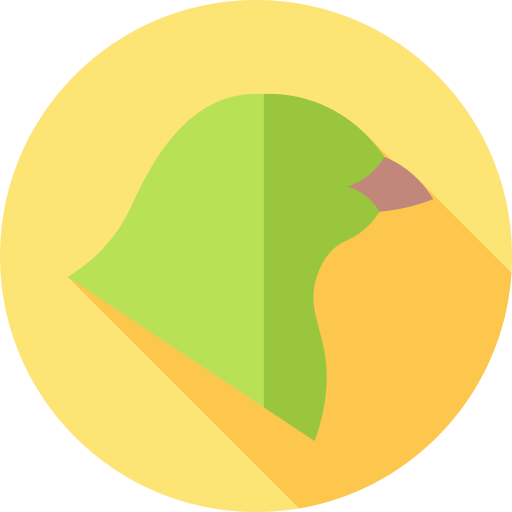 カワラヒワ Flat Circular Flat icon