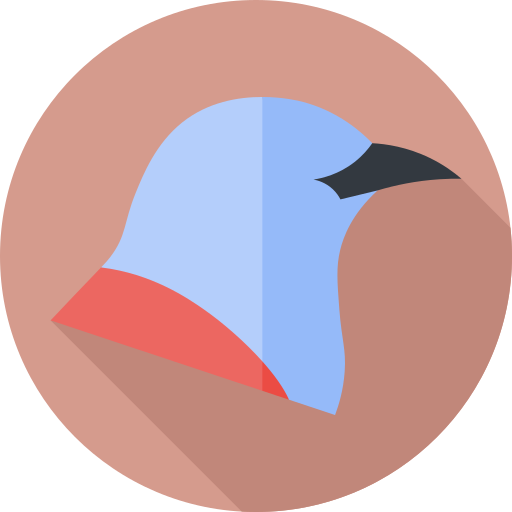rolka europejska Flat Circular Flat ikona