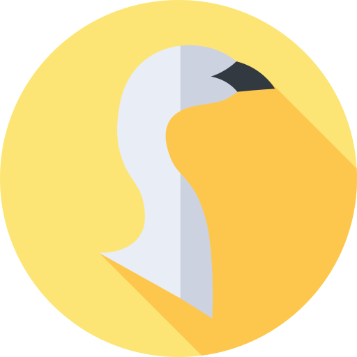 avestruz Flat Circular Flat icono