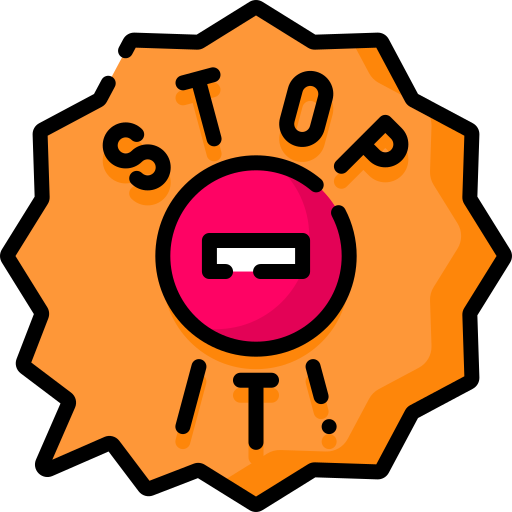 Stop it Special Lineal color icon