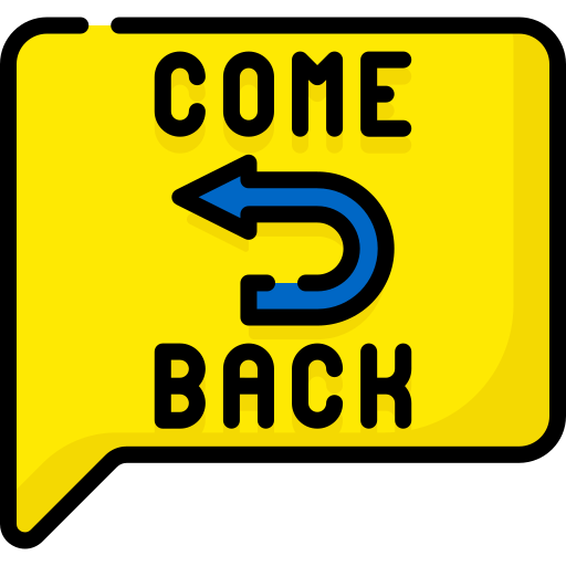 Come back Special Lineal color icon