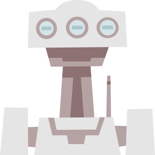 roboter-drohne Cartoon Flat icon