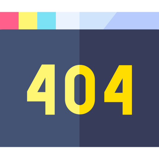 404 Basic Straight Flat icoon