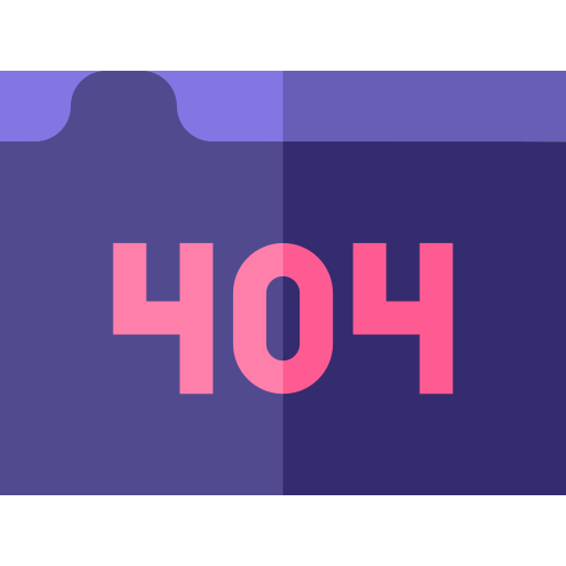 Ошибка 404 Basic Straight Flat иконка