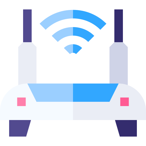wi-fi роутер Basic Straight Flat иконка