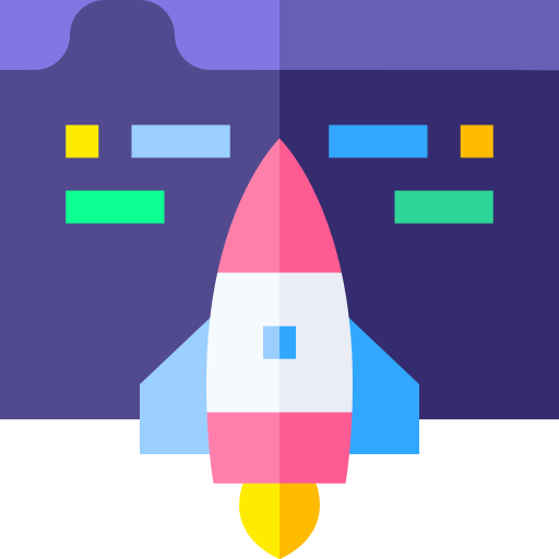 launch Basic Straight Flat icoon