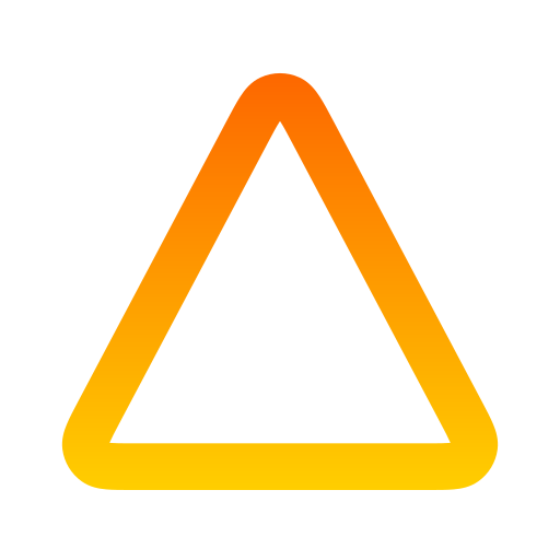 Triangle Generic Gradient icon
